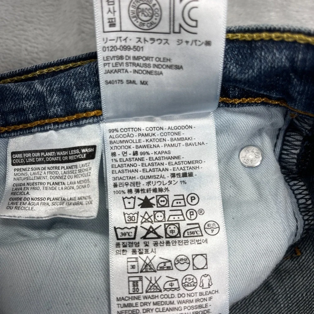 Levi's Jeans Men 33x32 (33x30) Blue Denim 541 Red Tab Stretch Athletic Taper Fit